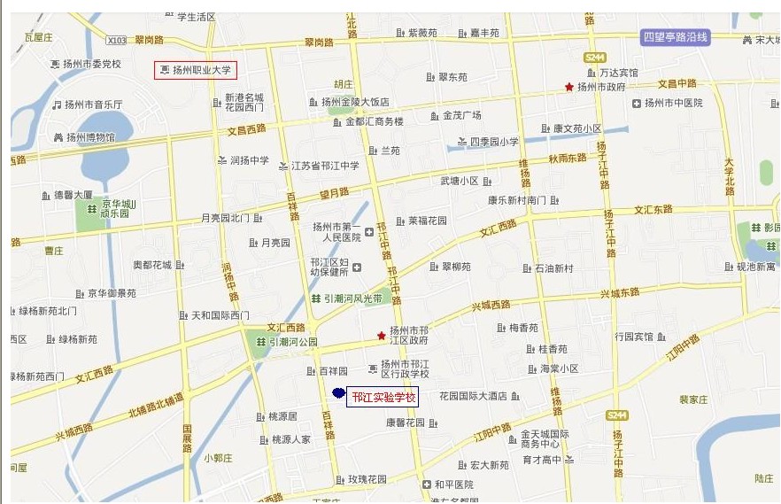 扬州地图全图高清版